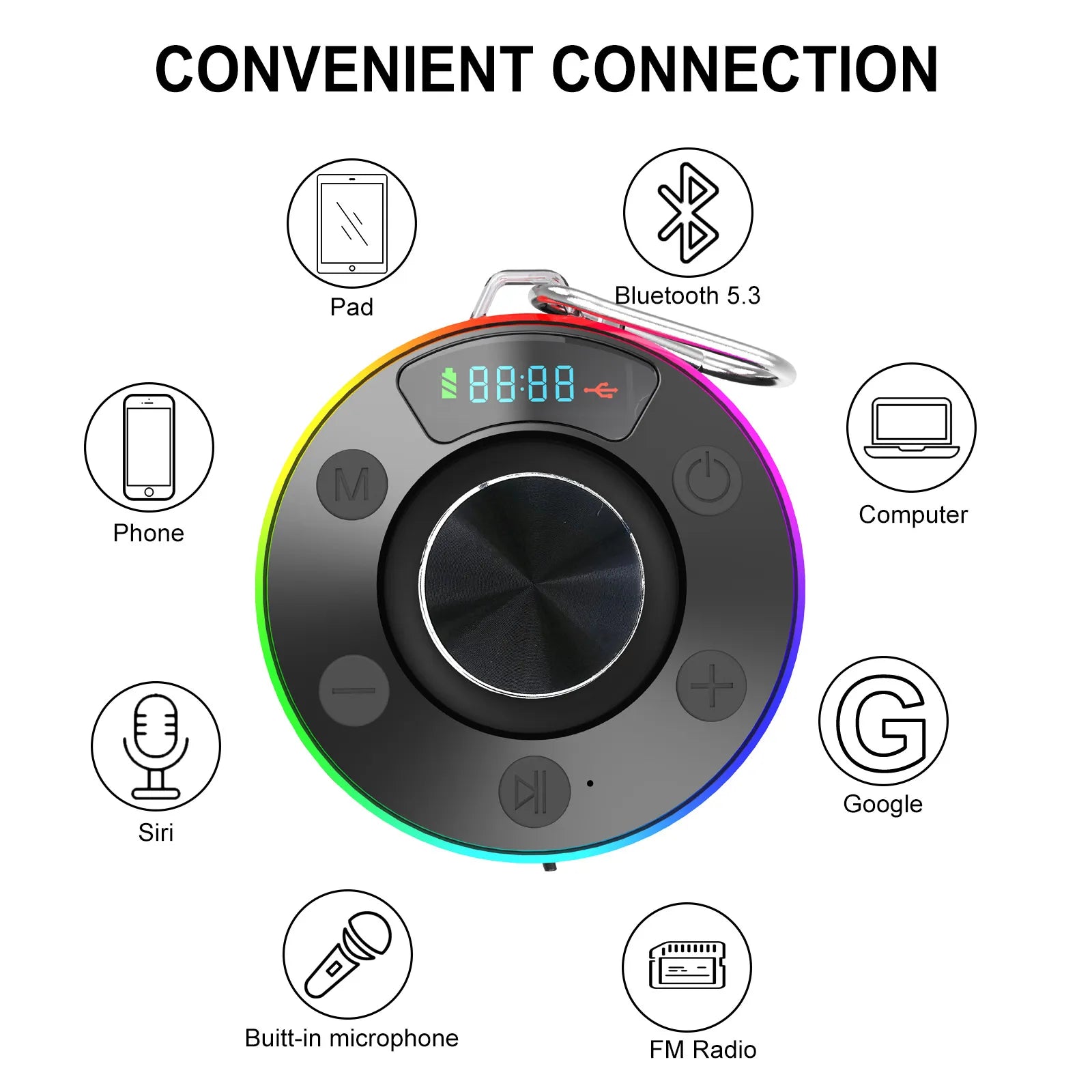 AquaBeats Waterproof Bluetooth Speaker